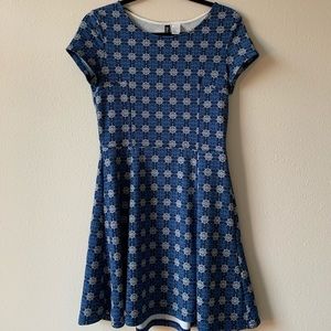 Divided Blue Nautical Women’s Mini Dress - Size 8